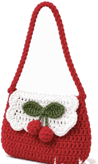 Cherry Sling — jahitan rajut handmade ElszCrochet
