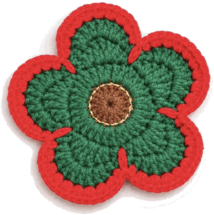 Flower Applique — jahitan rajut handmade ElszCrochet