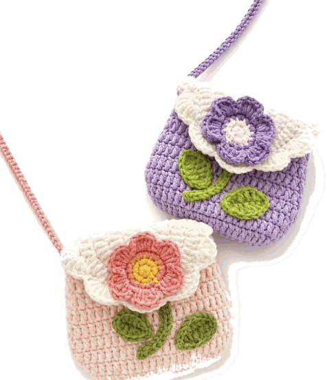 Flower Phone Sling — jahitan rajut handmade ElszCrochet
