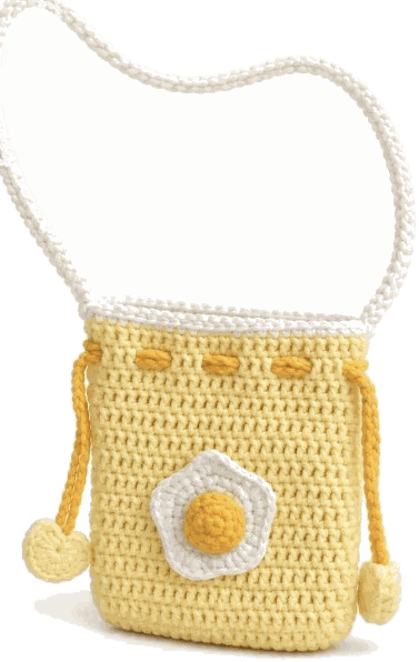 Egg Pocket Sling — jahitan rajut handmade ElszCrochet