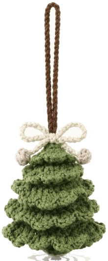 Hanging Tree Ornament — jahitan rajut handmade ElszCrochet