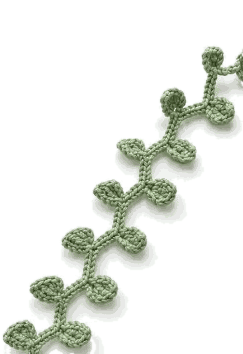 Leaf Vine Headband — jahitan rajut handmade ElszCrochet
