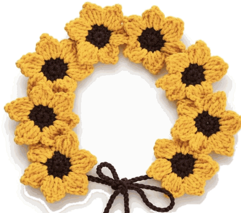 Sunflower Crown — jahitan rajut handmade ElszCrochet