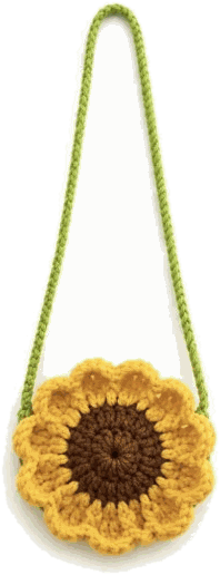 Sunflower Sling — jahitan rajut handmade ElszCrochet